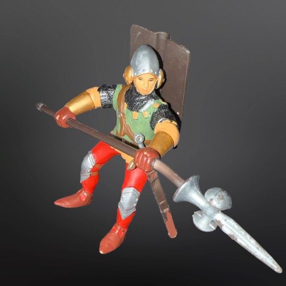 Papo 39381 Infantry Man Red Knight w/Sheild Figure B7 - Picture 6 of 6